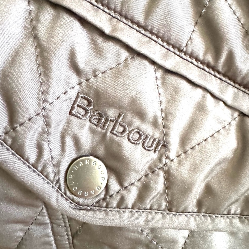 Barbour Women's Millfire Quilted Utility Jacket-Black with Detachable Hood US 14 - Picture 13 of 16